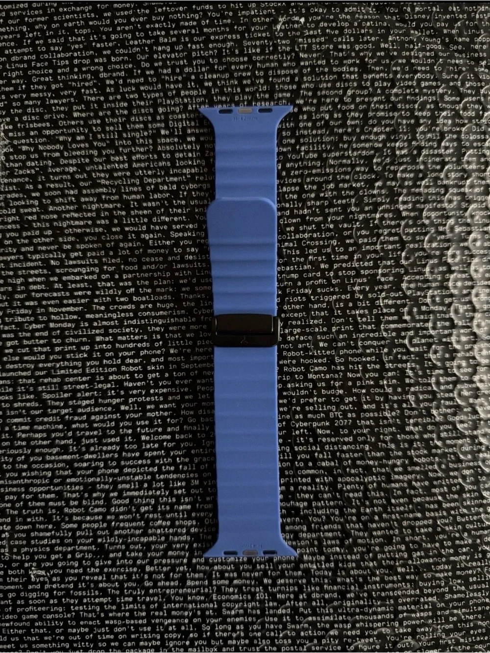 Unbranded Ocean Strap Apple Watch Band 42mm silicone